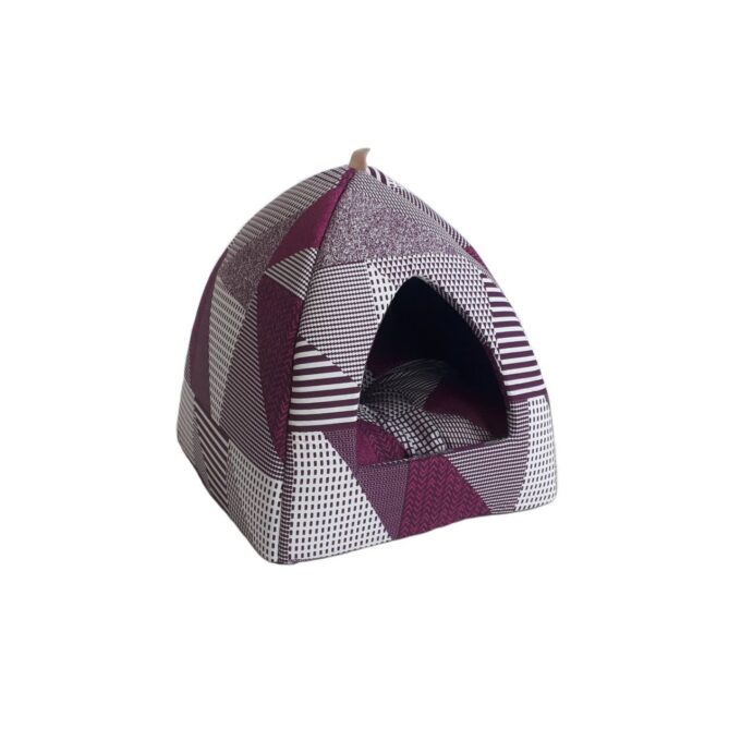 Culcus Textil Caini Si Pisici Iglu Vega L Purple, 43x43x38 cm 1 Culcus Textil Caini Si Pisici Iglu Vega L Purple, 43x43x38 cm