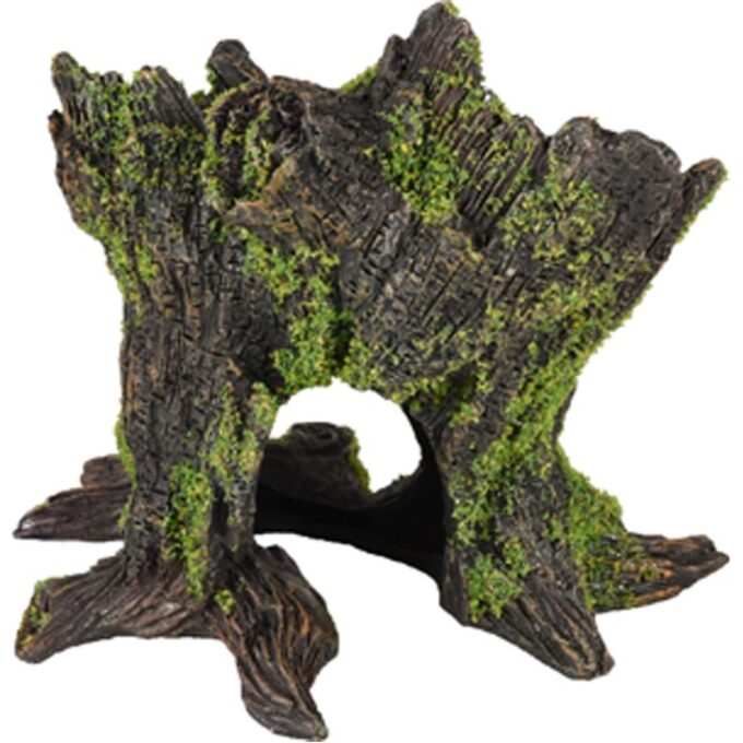DECOR ACVARIU "MOZA" TRUNCHI DE COPAC MARE 13X10X12 CM/ 410106