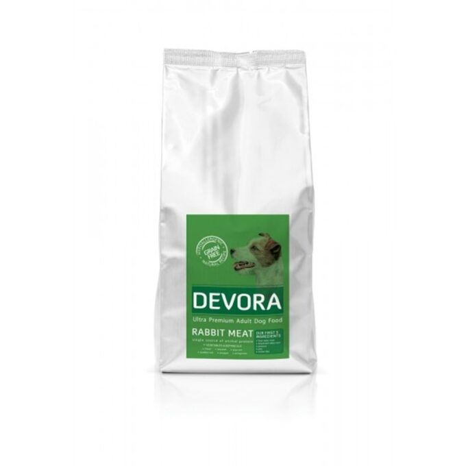 Hrana uscata caini, Devora Grain Free Single Rabbit, 7.5 kg