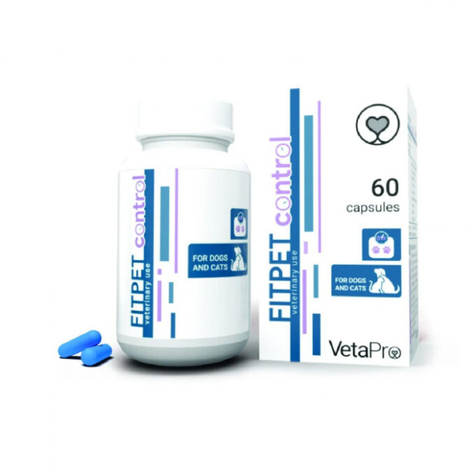 VETAPRO fitpet control 60caps cut controlul greutatii la caini si pisici 1 VETAPRO fitpet control 60caps cut controlul greutatii la caini si pisici