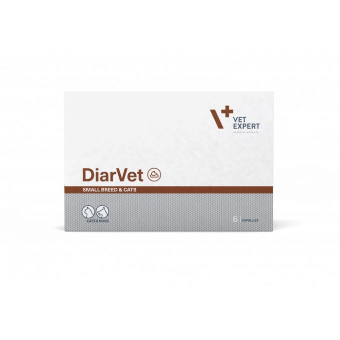 Sprijin rapid in gestionarea diareei la caini de talie mica si pisici, DiarVet Twist Off, Vet Expert, 6 capsule 1 Sprijin rapid in gestionarea diareei la caini de talie mica si pisici, DiarVet Twist Off, Vet Expert, 6 capsule