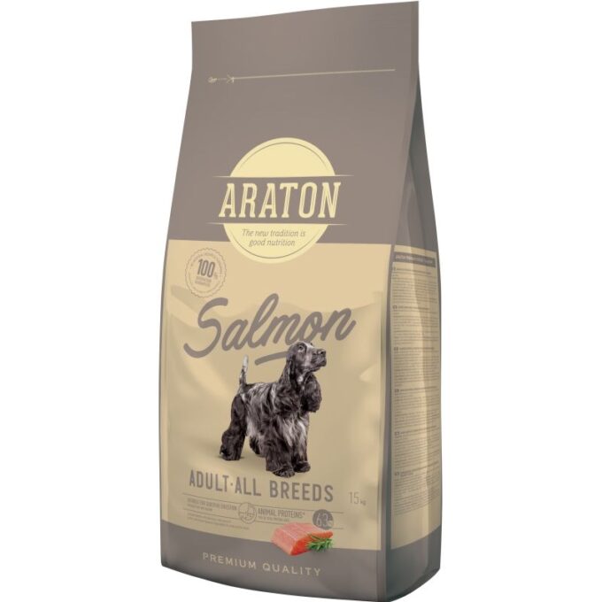 Araton Dog Adult Salmon & Rice, 15 Kg