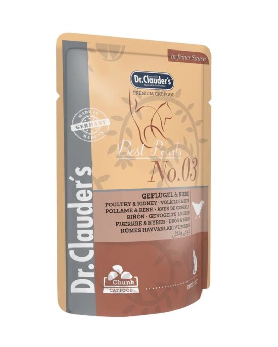 Dr. Clauder's Cat Pasare Curte & Rinichi, 100 g