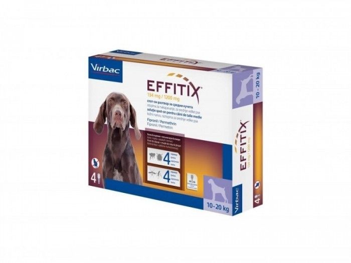 Effitix M (10-20 kg), 4 pipete