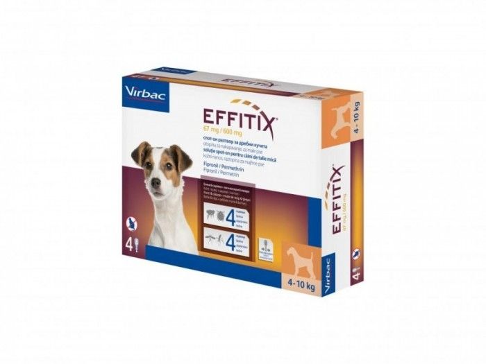 Effitix S (4-10 kg), 4 pipete