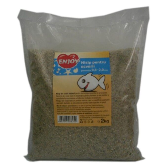 Enjoy Nisip acvariu 0.8 - 2 mm 2 kg 1 Enjoy Nisip acvariu 0.8 - 2 mm 2 kg