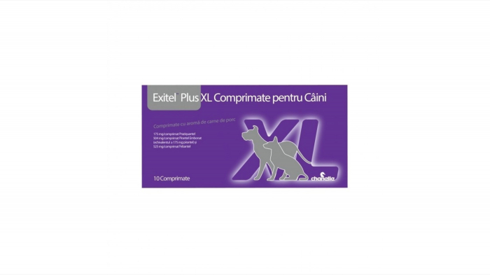 Exitel Plus XL, 10 comprimate 1 Exitel Plus XL, 10 comprimate