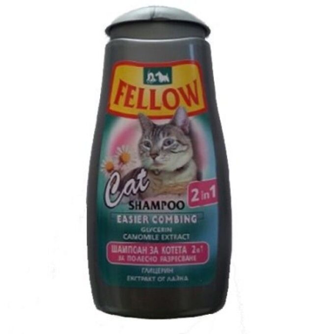 Sampon pentru pisici, Fellow 2in1, 250 ml