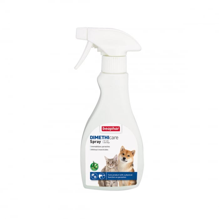Beaphar Dimethicare Spray Antiparazitar pentru Caini si Pisici, 250 ml