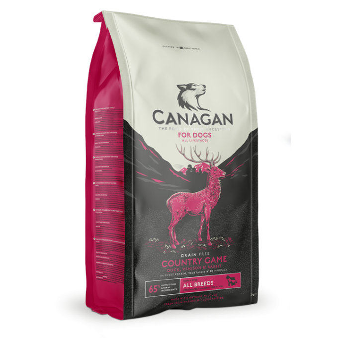 Canagan Dog Grain Free Country Game All Lifestages & Breeds, 2 kg