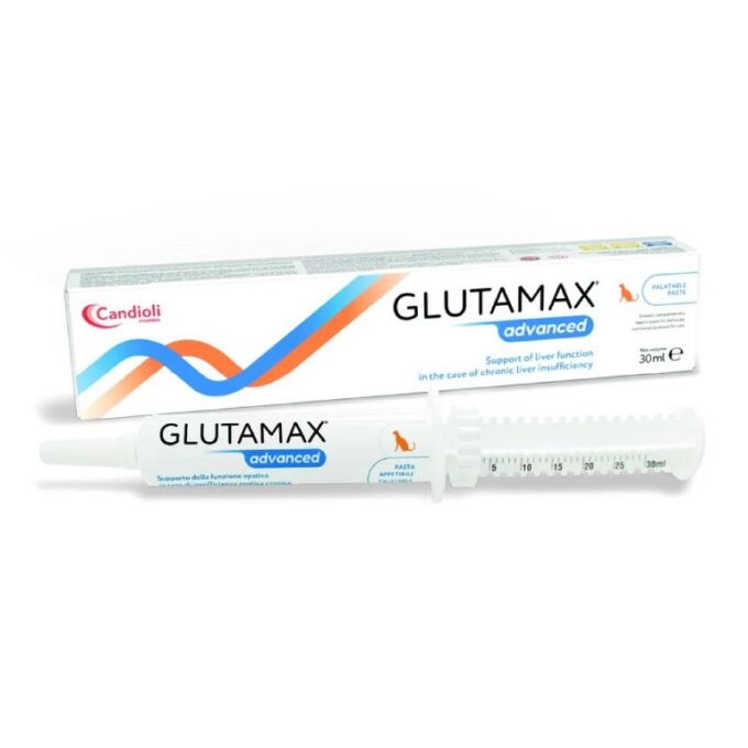 GLUTAMAX Advanced pasta, supliment hepatic pentru caini, 30 ml 1 GLUTAMAX Advanced pasta, supliment hepatic pentru caini, 30 ml