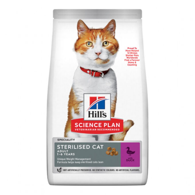 Hill s SP Feline Adult Sterilised Duck 10 kg 1 Hill s SP Feline Adult Sterilised Duck 10 kg