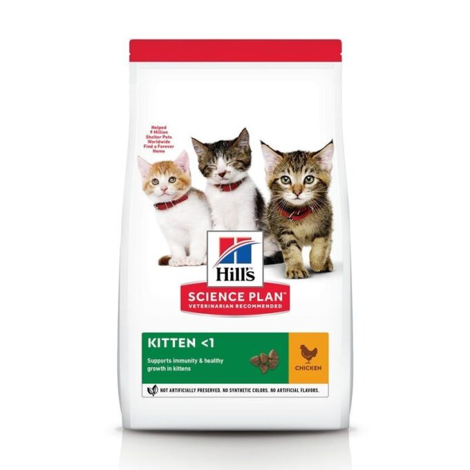 Hrana uscata pisici, Hill's Science Plan Feline Kitten Chicken, 300 g