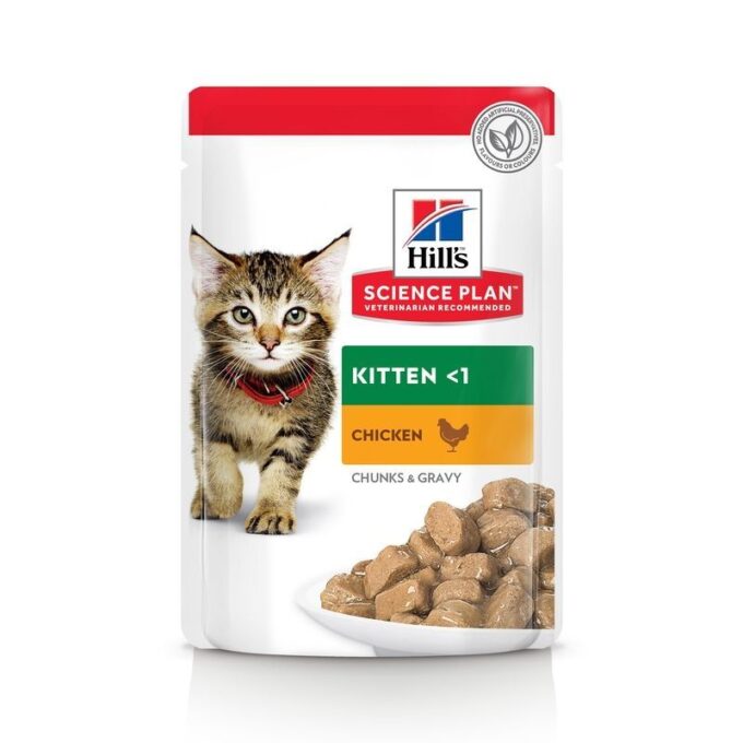 Hrana umeda pisici, Hill's Science Plan Feline Kitten Chicken, 85 g