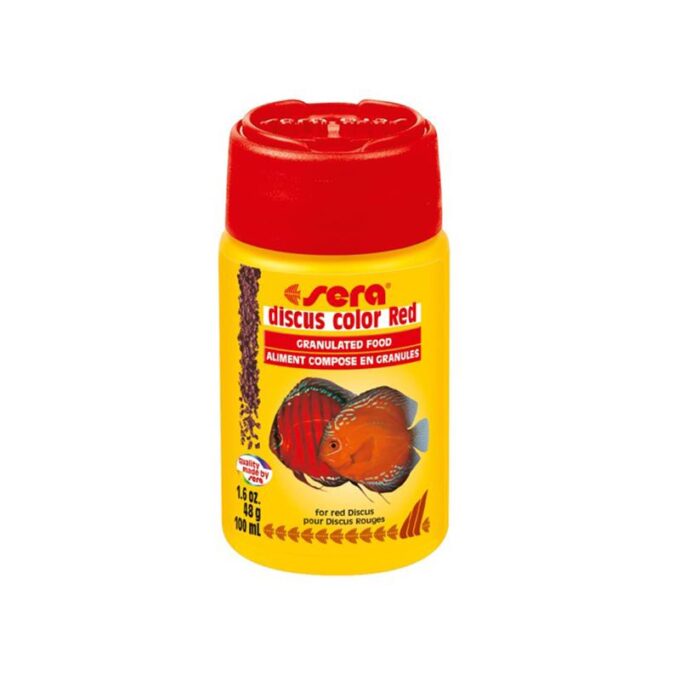 Hrana granulata Sera Discus Color Red - 100 ml 1 Hrana granulata Sera Discus Color Red - 100 ml