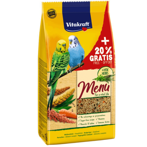 Vitamine Perusi Vitakraft Premium Menu 1 kg +20% GRATIS