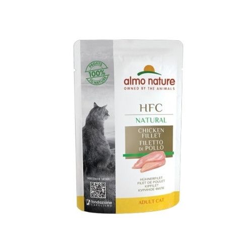 Hrana umeda pisici Almo Nature HFC Plic Filet de Pui, 55 g 1 Hrana umeda pisici Almo Nature HFC Plic Filet de Pui, 55 g