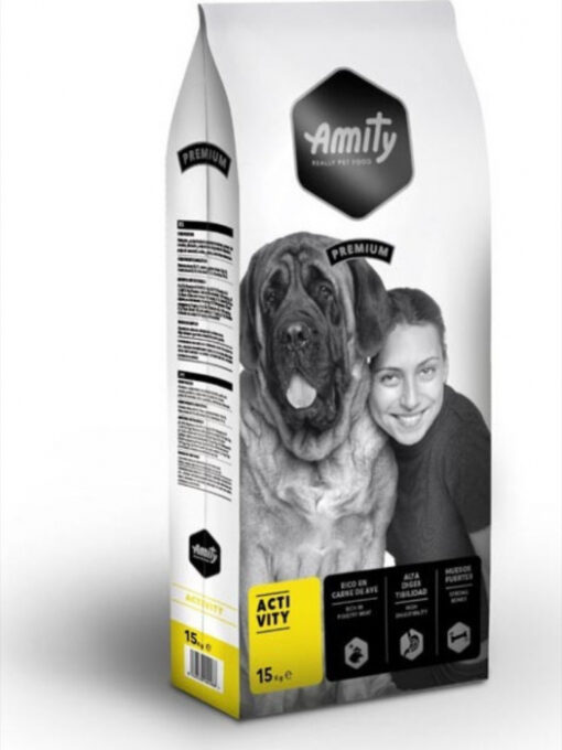 Hrana uscata pentru caini Amity Premium Adult, Activity 15 kg