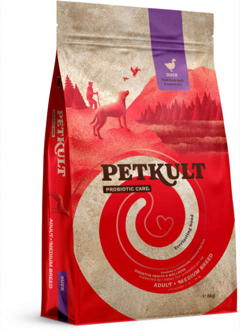Hrana Uscata PETKULT Probiotics Adult mediu, talie medie, Rata si orez 8 kg 1 Hrana Uscata PETKULT Probiotics Adult mediu, talie medie, Rata si orez 8 kg