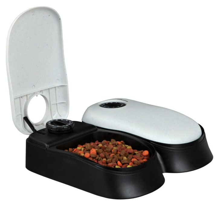 Hranitor Automat TX2 2x300 ml Granit/ Negru 24372 1 Hranitor Automat TX2 2x300 ml Granit/ Negru 24372