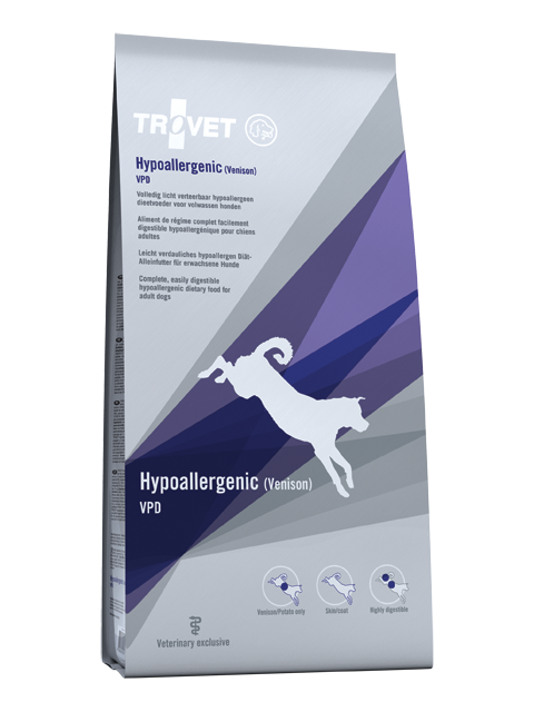 Trovet Dog Hypoallergenic Caprioara, 10 kg