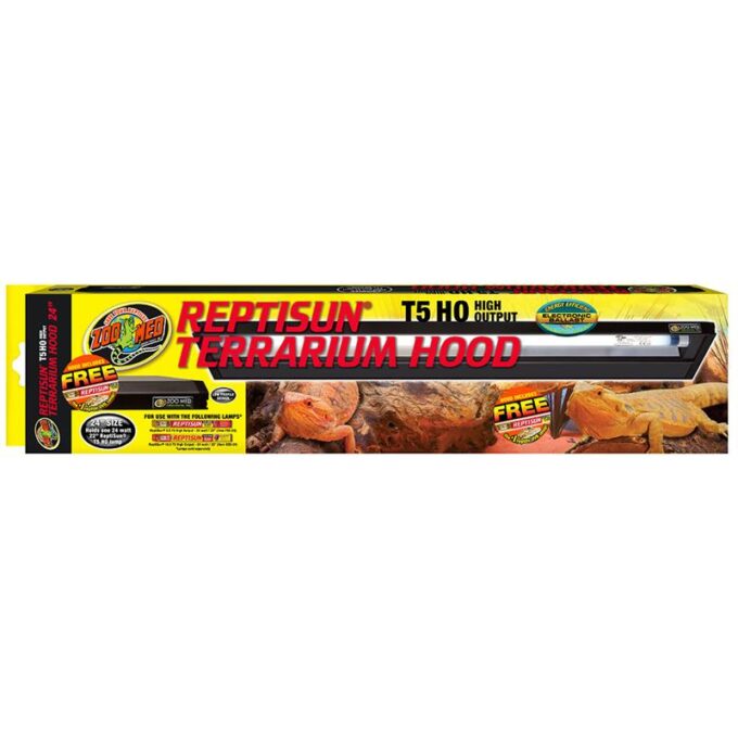 Lampa terariu Zoo Med ReptiSun T5 Terrarium Hood 122cm