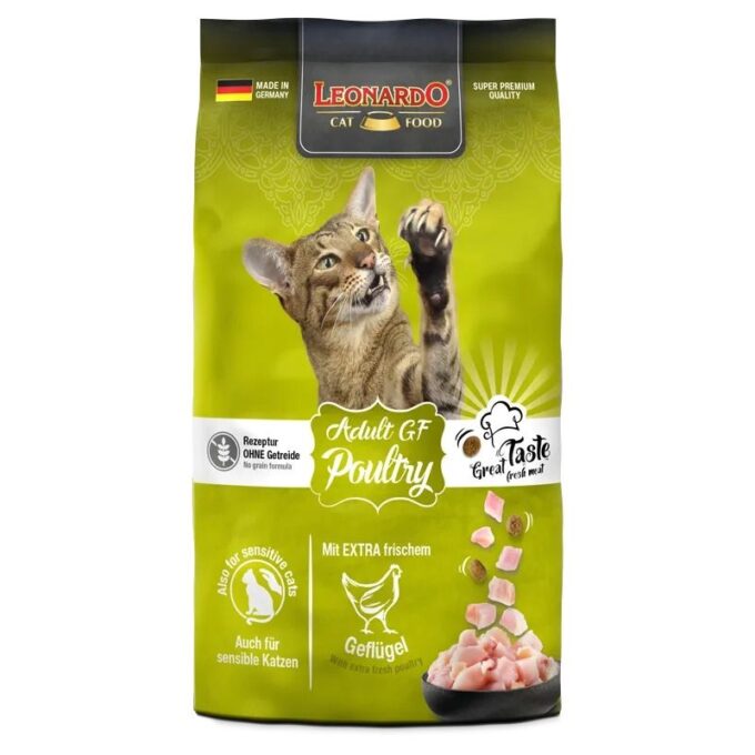Hrana uscata pisici, Leonardo Adult Grain Free Pasare, 7.5 kg