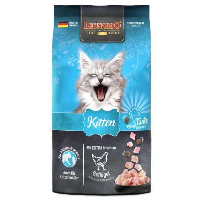Hrana uscata pisoi, Leonardo Kitten Pui, 1.8 kg