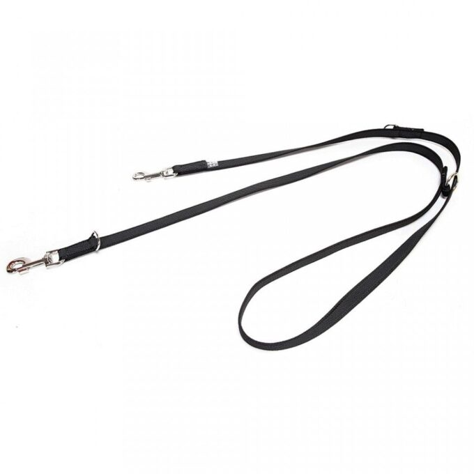 Lesa antiderapanta dublu ajustabila cu 2 carabine, 2.2 m, Neagra