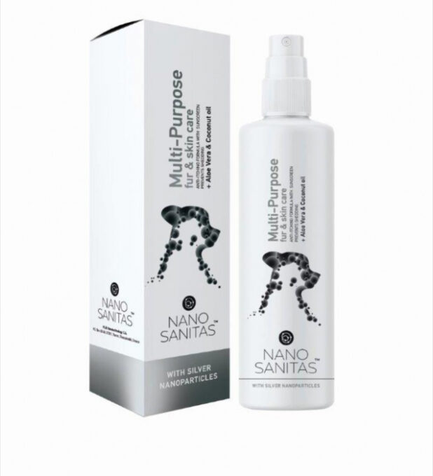 Spray pentru ingrijirea blanii si pielii animalelor ofera protectie solara si previne naparlirea, cu indicatii multiple 250 ml