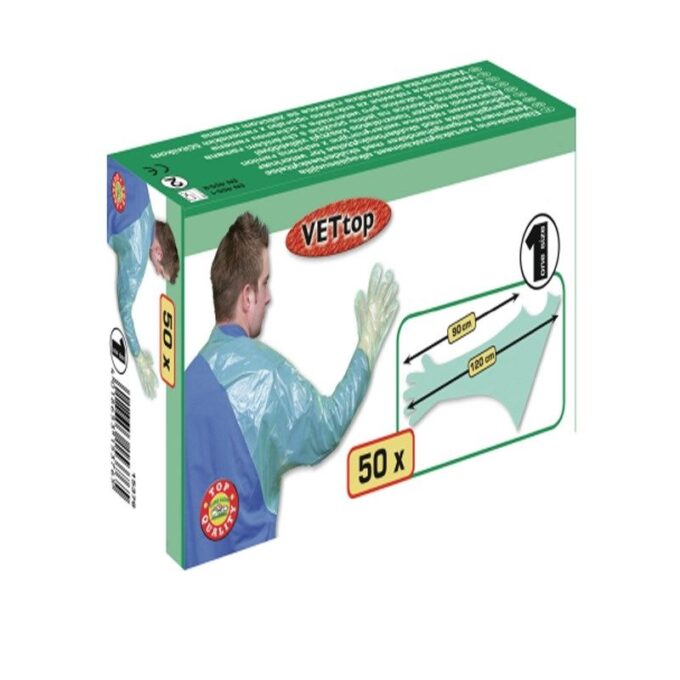 Manusi Veterinare cu Protectie Umar 50 buc, Albert Kerbl 1 Manusi Veterinare cu Protectie Umar 50 buc, Albert Kerbl