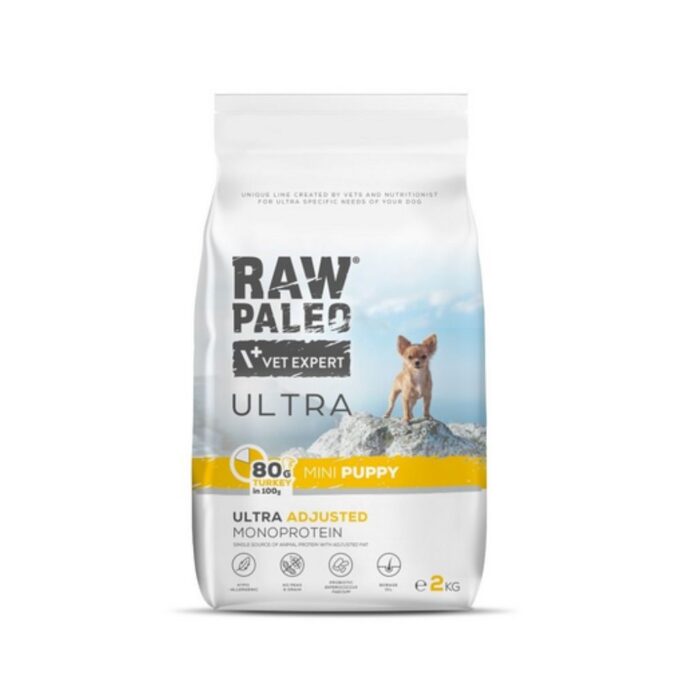 Raw Paleo Ultra Turkey Mini Puppy, 2 kg 1 Raw Paleo Ultra Turkey Mini Puppy, 2 kg