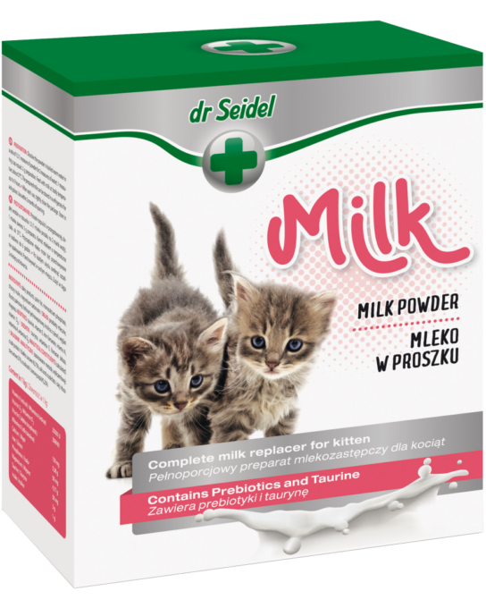 Lapte praf pentru pisici, Dr. Seidel, 200 g