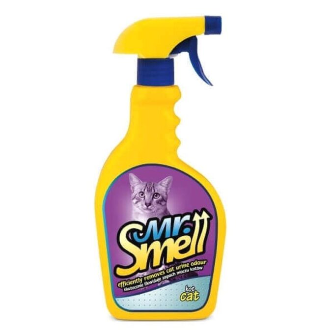 Solutie Curatare Pete si Mirosuri Animale, Mr. Smell, Pisica, 500 ml