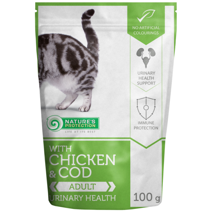 Nature's Protection Cat Urinary Health Chicken & Cod, 100 g 1 Nature's Protection Cat Urinary Health Chicken & Cod, 100 g