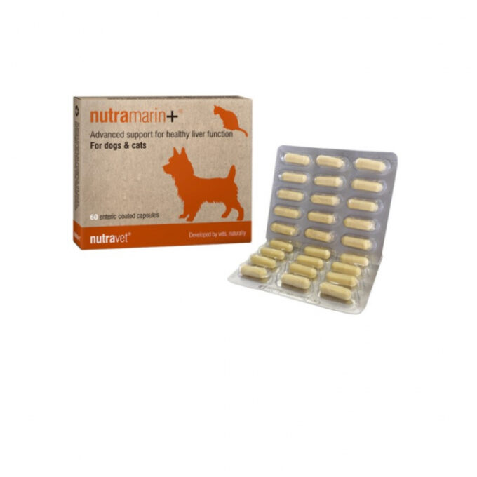 Nutravet NUTRAMARIN+ pentru caini si pisici, 30 tablete 1 Nutravet NUTRAMARIN+ pentru caini si pisici, 30 tablete