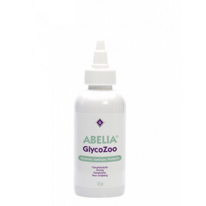 Abelia GlycoZoo, solutie auriculara de curatare,uscare, cerumenolitica, keratolitica si cu efecte lipolitice, VetNova, 118ml