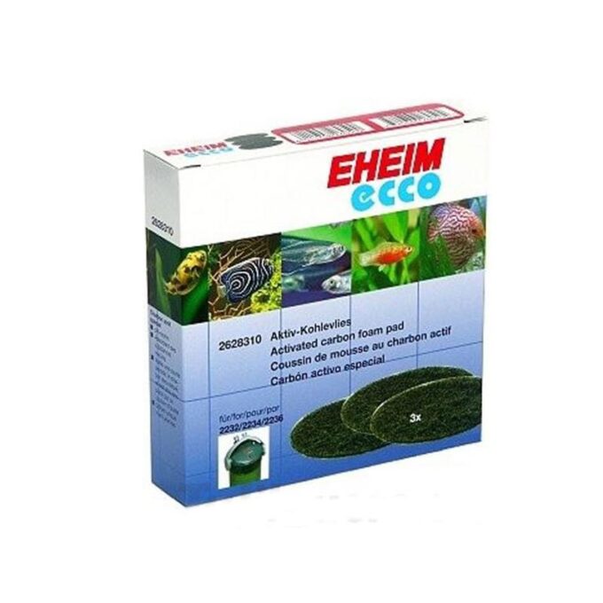 Pad-uri carbune filtru Eheim Ecco pro (2032/34/36) 3 buc 1 Pad-uri carbune filtru Eheim Ecco pro (2032/34/36) 3 buc