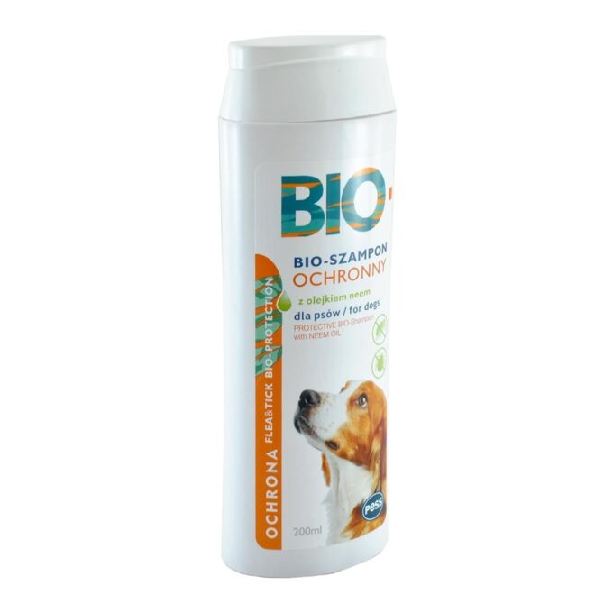 PESS Bio Sampon Caini Antiparazitar cu Ulei de Neem, 200 ml