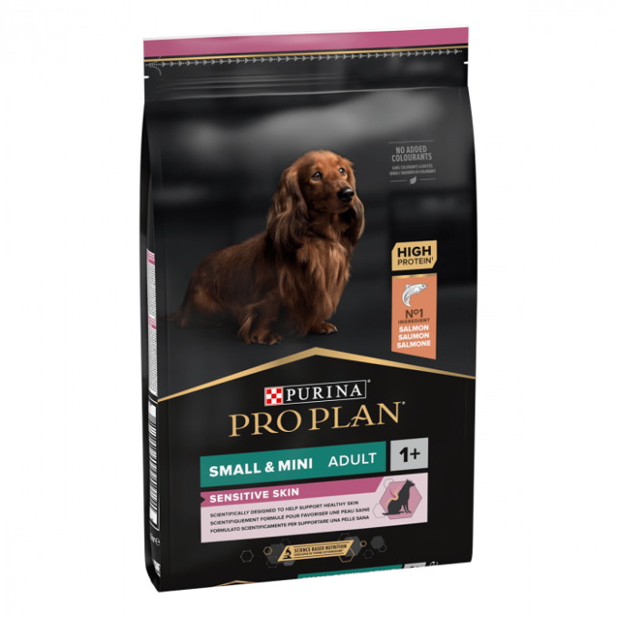 Pro Plan Optiderma Adult Small Mini Sensitive Somon, 7 kg 1 Pro Plan Optiderma Adult Small Mini Sensitive Somon, 7 kg