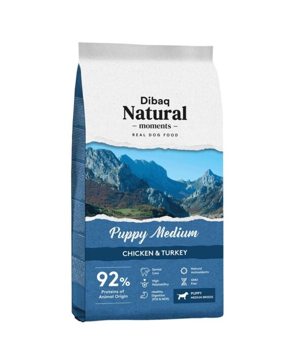 Dibaq DNM Puppy Medium, Chicken & Turkey, 3kg 1 Dibaq DNM Puppy Medium, Chicken & Turkey, 3kg
