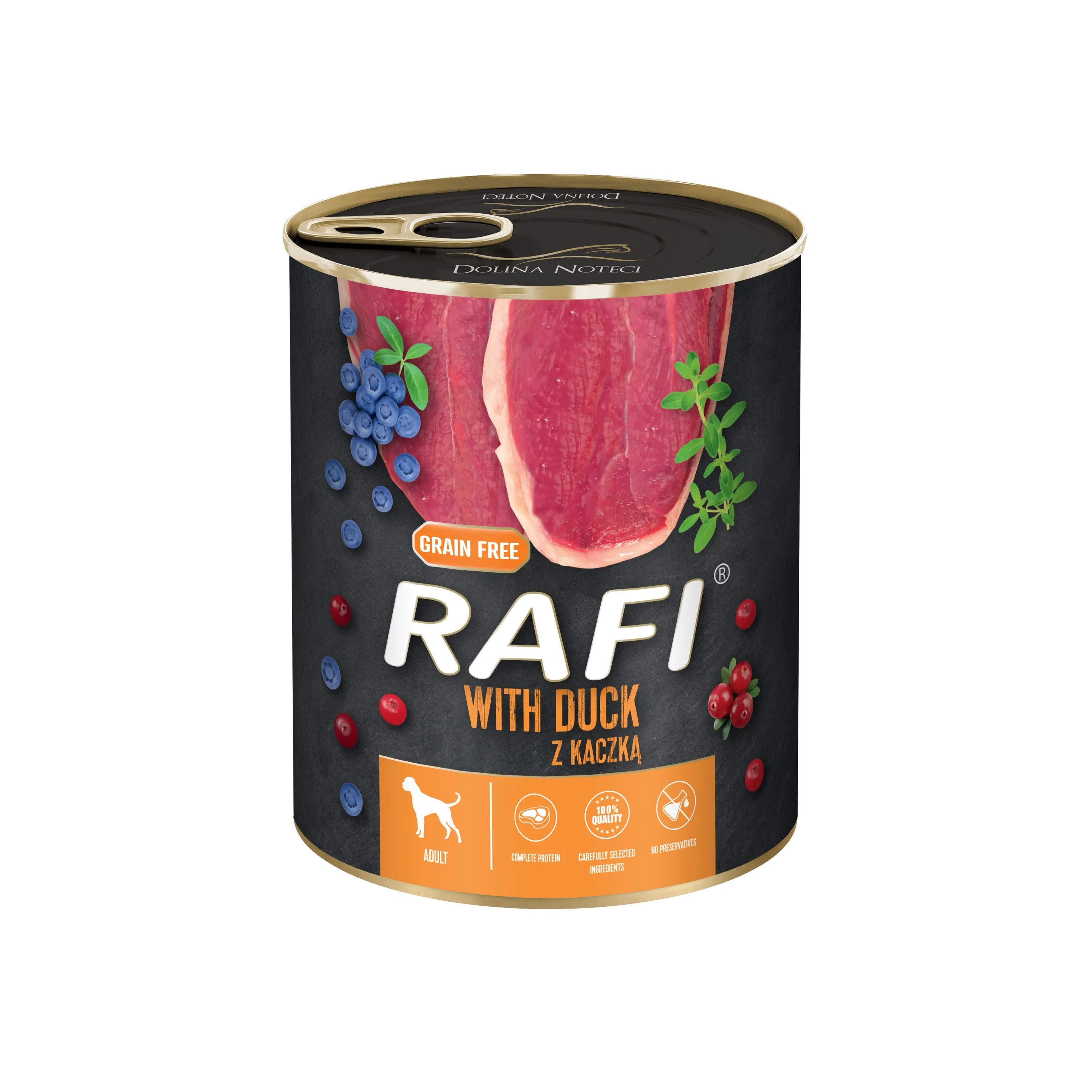Hrana Umeda Caini, Rafi Dog, Rata si Afine, 800 g 1 Hrana Umeda Caini, Rafi Dog, Rata si Afine, 800 g