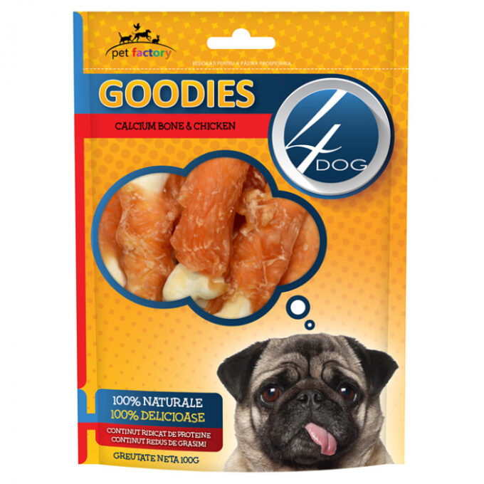 Recompense 4DOG Goodies Calcium Bone and Chicken 100g 1 Recompense 4DOG Goodies Calcium Bone and Chicken 100g