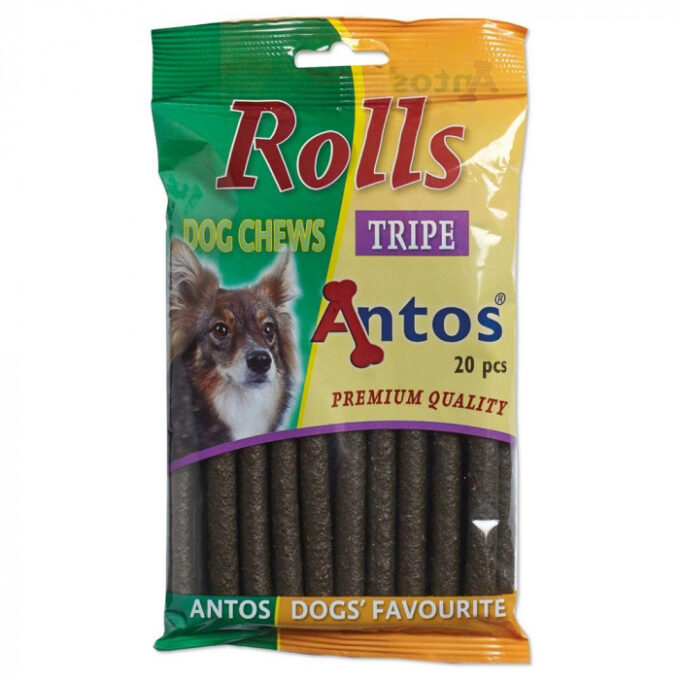 Recompense pentru caini Antos Rolls Tripe 20 bucati 1 Recompense pentru caini Antos Rolls Tripe 20 bucati