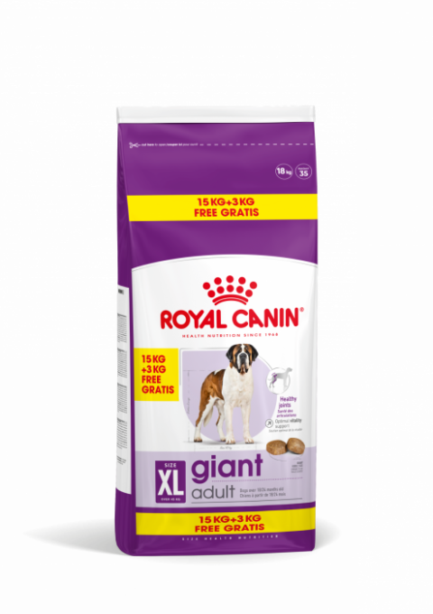 Royal Canin Giant Adult 15 + 3 Kg Cadou