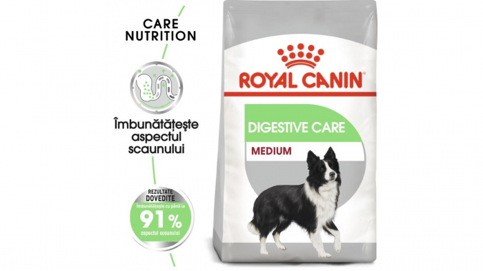 Royal Canin Medium Digestive Care hrana uscata caine, 3 kg 1 Royal Canin Medium Digestive Care hrana uscata caine, 3 kg