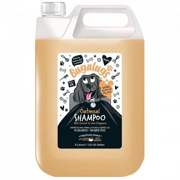 Sampon Caini, Bugalugs Oatmeal, 5 L