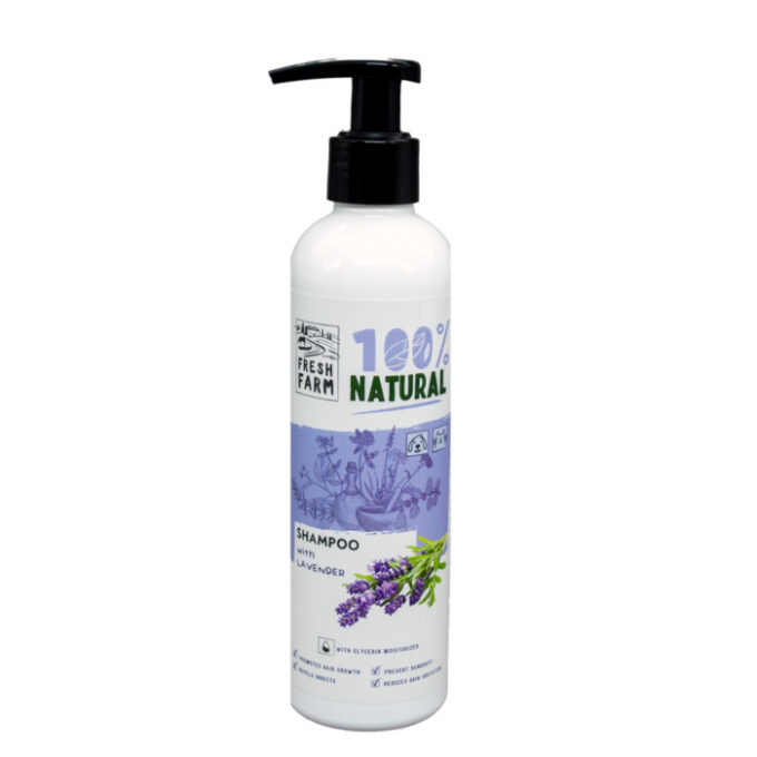 Sampon pentru caini si pisici, Sampon Fresh Farm Lavanda 250ml 1 Sampon pentru caini si pisici, Sampon Fresh Farm Lavanda 250ml
