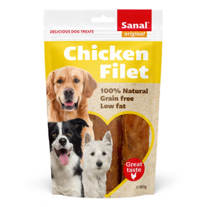 Sanal Dog Chicken Fillet Doypack 80 g 1 Sanal Dog Chicken Fillet Doypack 80 g