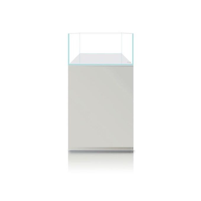 Set acvariu 80 de litri cu stand Alb Blau Set cubic panoramic